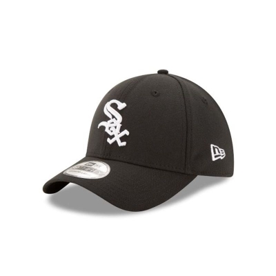 Black Chicago White Sox Hat - New Era MLB Team Classic 39THIRTY Stretch Fit Caps USA1705892